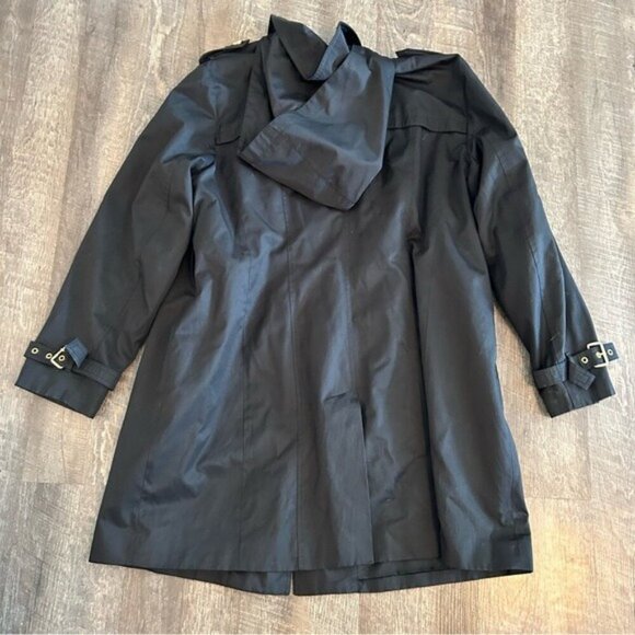 MICHAEL Michael Kors Black Hooded Coat - Picture 2 of 6